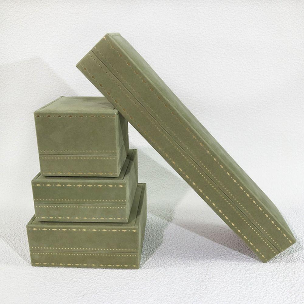 Purfle Small Jewelry Box Luxury Flannel Bracelets Box  Ring/necklace/bracelet Storage