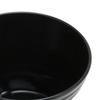 Shaving Soap Bowl Black Plastic Large Capacity Comfortable Grip Portable Shave Mug with Handle for Barber Home Travel