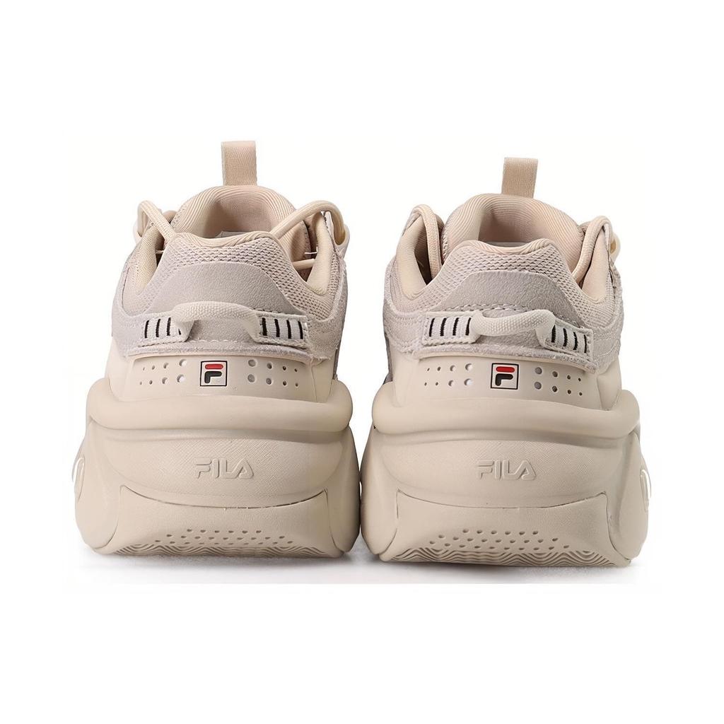 FILA Panini Casual Comfortable Second Generation Shock Absorbing Durable Low Top Retro Basketball Shoes Women sneaker Oatmeal F12W141223FOC