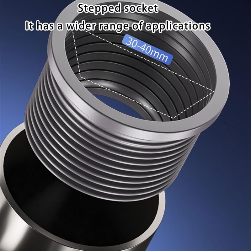 Anti Odor Sink Drain Pipe Adapters Sealing Rings Kitchen Basins Sewer Branch 5 In 1 Drainages Water Pipe Joint Easy To Use
