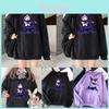 Kawaii Kuromi Hoodie Met Grunge Gothic Punk Cartoon Print Voor Harajuku Mode