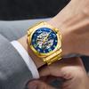 Chenxi Brand Men's Large Openwork Dial Fashion Luminous Waterproof Fully Automatic Mechanical Stainless Steel Business Watches