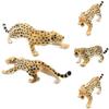 Realistic Pvc Leopard Figurine Model Toy Perfect For Educational Animal Recognition Play