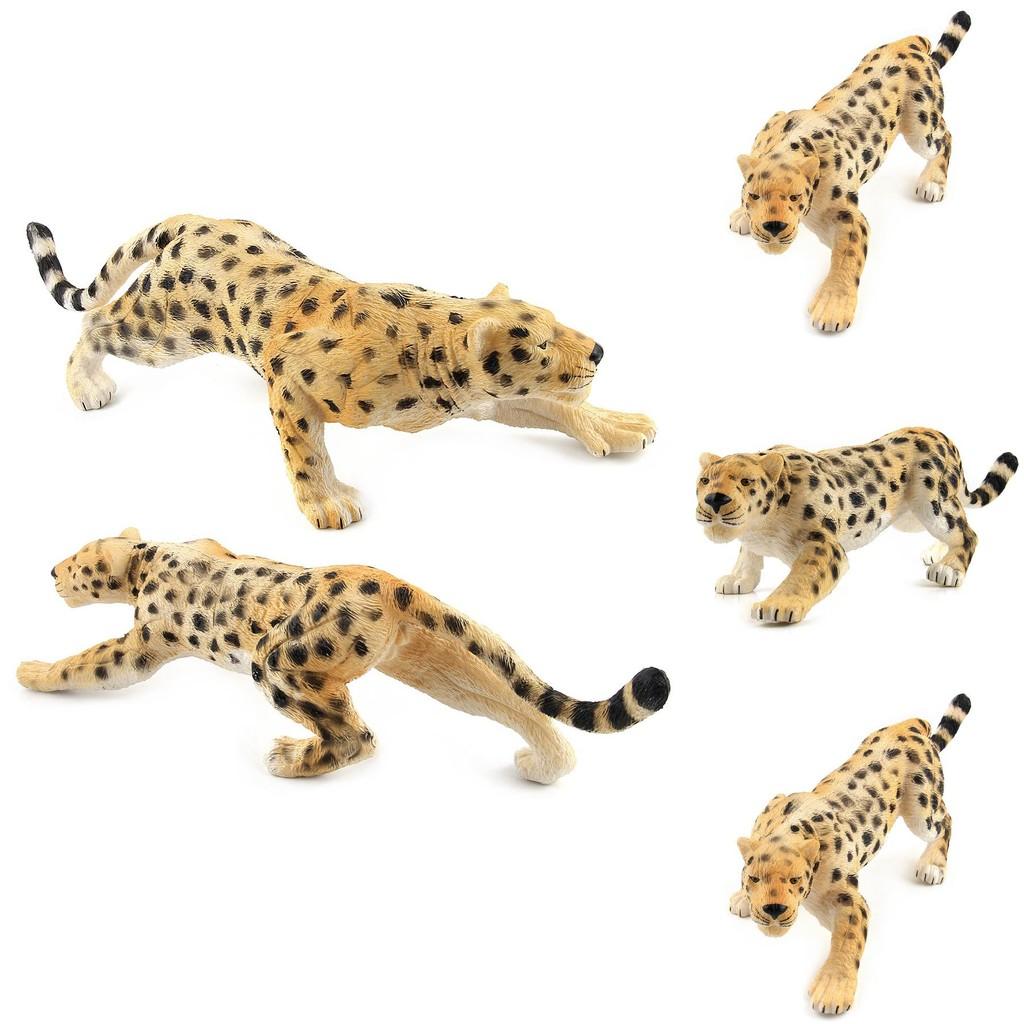 Realistic Pvc Leopard Figurine Model Toy Perfect For Educational Animal Recognition Play