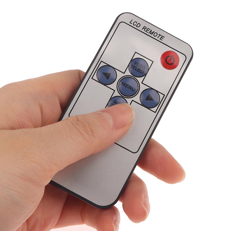

Беспроводной 6-кнопочный карточный инфракрасный пульт дистанционного управления для 7/8/9/10,1-дюймового TFT автомобильного монитора. Запасной пульт дистанционного управления.