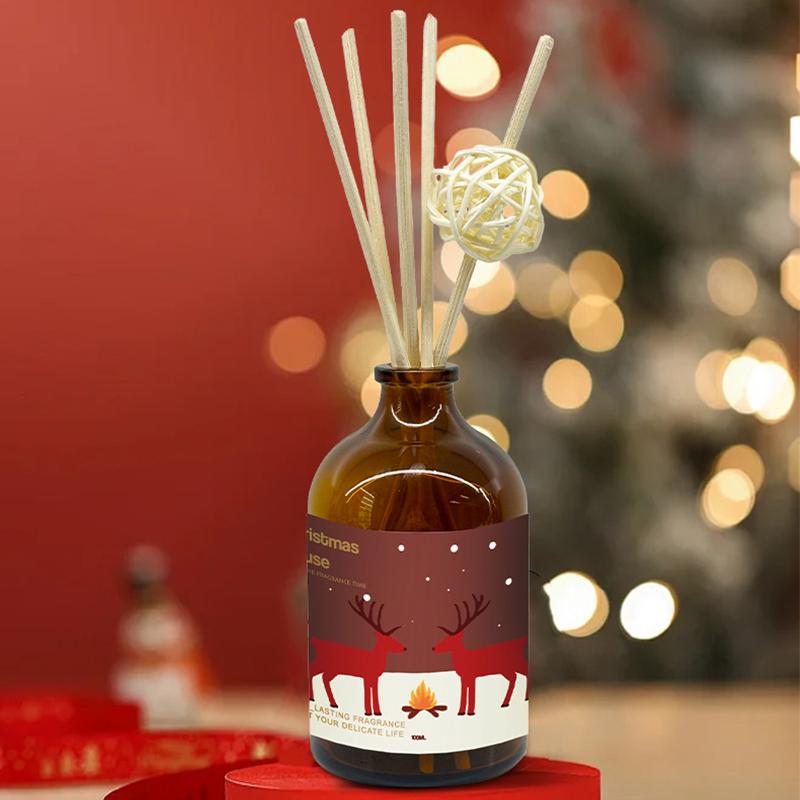 1PC Aromatherapy Long lasting Fragrance Indoor Flameless Home Glass Decorations Christmas Souvenirs Aromatherapy