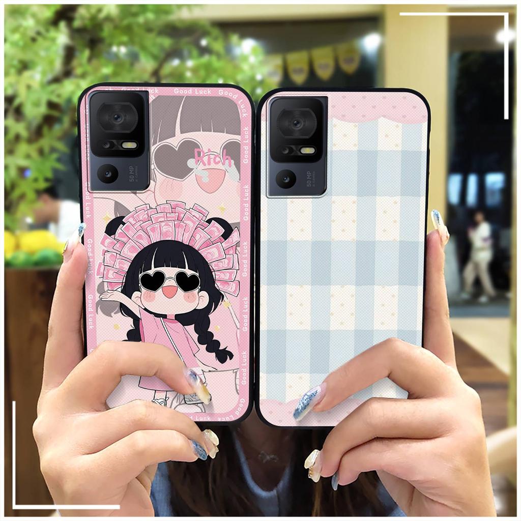 Silikon Graffiti Handyhülle für TCL 40SE/T610K Staubdicht Schmutzabweisend TPU Wasserdicht Vollständiger Schutz Stoßfest Cartoon