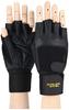 GOLD'S GYM EX Ultima Leather Gloves G3433 Men's Large Black Approx. 9.9 inches (23 cm)