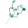 Christmas Tree Top Decoration Shatterproof Artificial Candy Branch Stem for Vase Arrangement Holiday Decoration