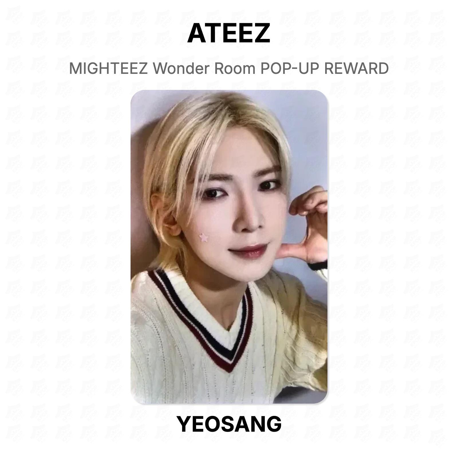 ATEEZ MIGHTEEZ Wonder Room POP-UP REWARD Official Photocard YEOSANG