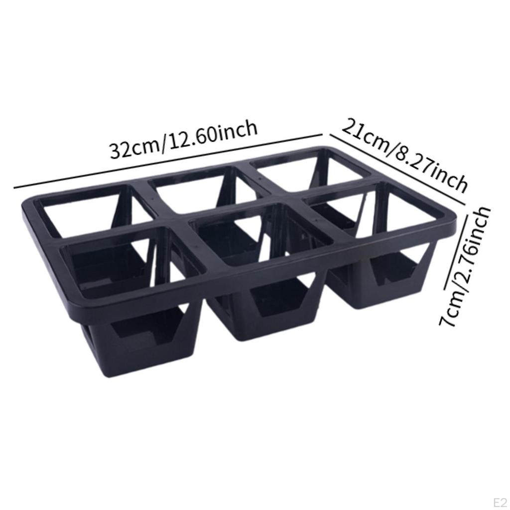 Nursery Pots Tray Plant Pot Carry Holder Indoor Outdoor Strong Bearing Capacity Portable Wear