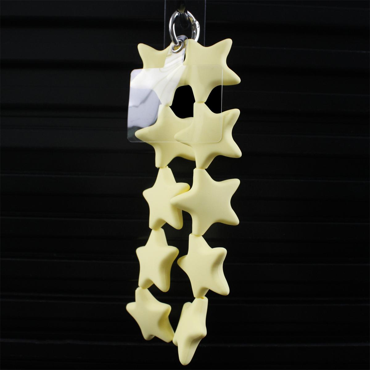 

Coloful Silicone Star Rope Phone Chain Lanyard Charm Strap Wrist Beaded Hanging Cord Bracelet Keychain for CCD Camera Sweet Girl