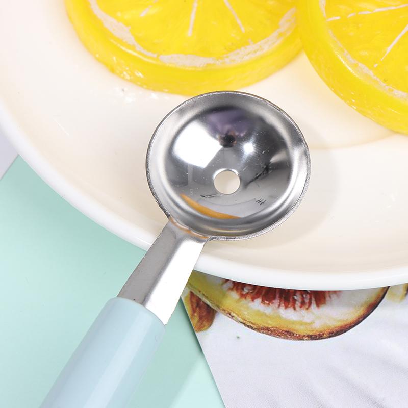 2 In1 Stainless Steel Carving Knife Fruit Ice Cream Baller Scoop Stacks Spoon