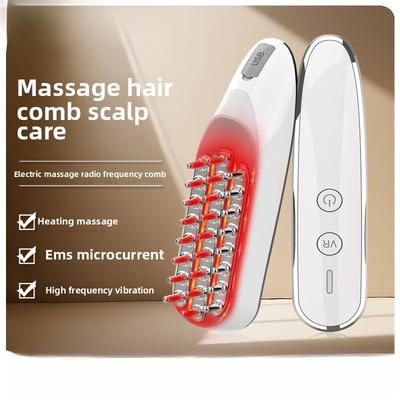 EMS Current Micro Massage Comb Red Light Hair Care Comb Skin Medicine Device Multifunctional Meridian Massage Comb