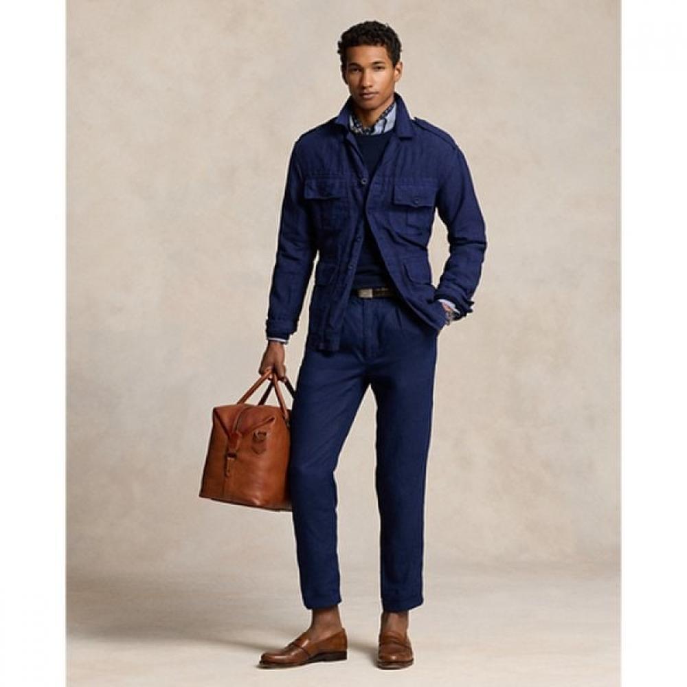 

Polo Ralph Lauren Men S Latif Slim Tapered Fit Linen pantS Mnpopnt1bq20420410 XL