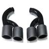 Porsche Cayenne GTS Black Quad Tailpipe Trim (11-24 Years)