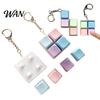 Decompress Fidget Toy Colorful Keyboard Toys Mechanical Button Clicker Keychain Travel Stress Creative for Adults Work Anxiety Relief Mental
