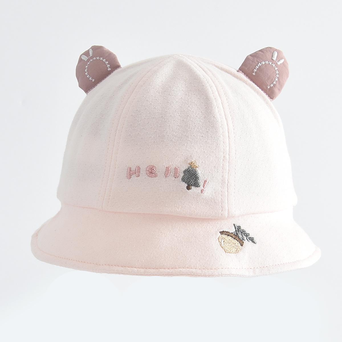 

Adorable Korean-Style Baby Bucket Hat for Spring & Autumn Circumference 42-44cm розовый