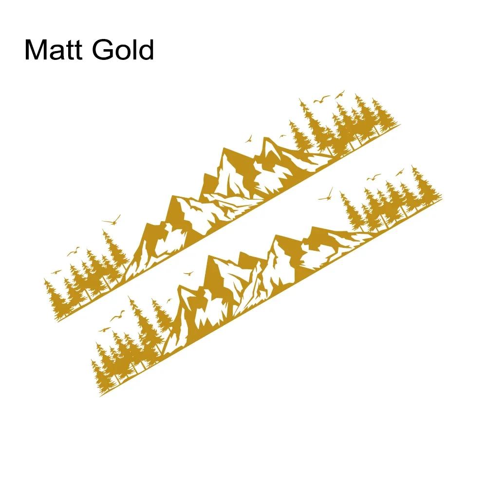 Car Sticker Van Camper Vinyl Decal Mountain Forest Decoration For Truck Camper RV Bus Caravan Body Auto Tuning Decor Accessories