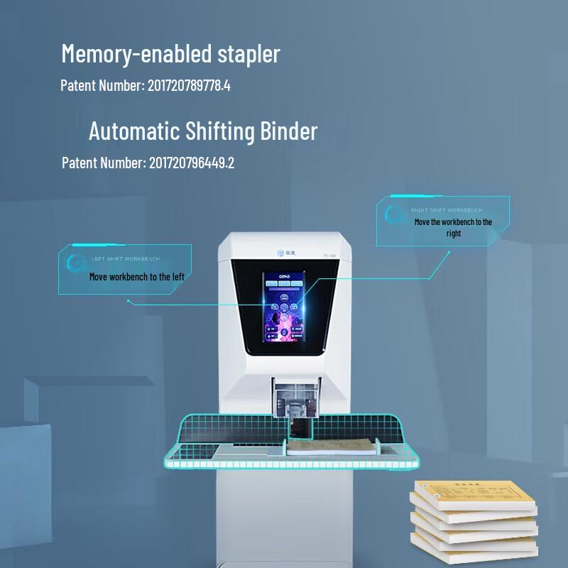 GEPAD Automatic Financial Binding and Punching Machine PT-760