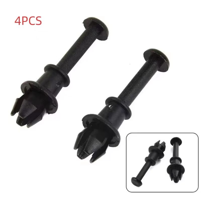 2/4PCS Car Retainer Clips Black Vehicle Trunk Luggage Rack Hook Pivot Fastener Buckle Interior Trim Card Door Liner Fixed Clamp