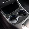 Für Dodge Journey 2011-2017 Kohlefaser Mittelkonsolen-Becherhalter-Panel-Zierleiste Abdeckung Auto-Innenzubehör Dekorativer Aufkleber