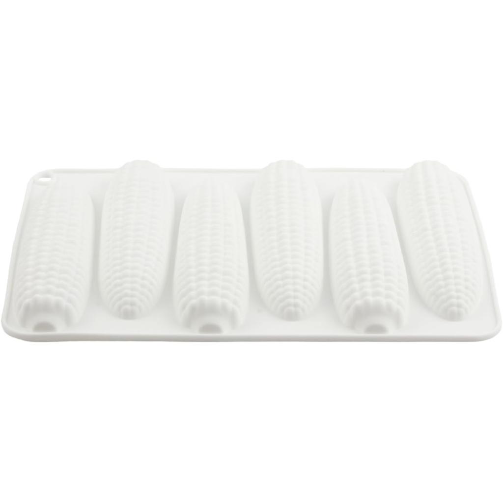 6 Cavity Corn Silicone Candy Molds For Candy Chocolate Cake Baking