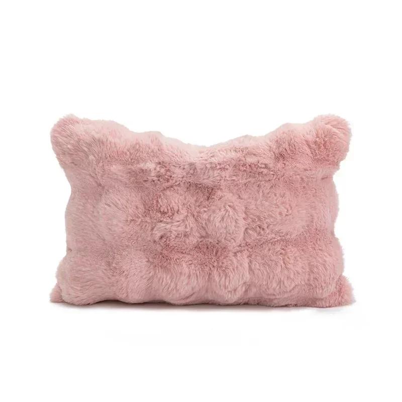 1PC Super Soft Plush Pillow Case Winter Throw Cushion Cover for Sofa and Bedside Living Room Nordic Decorations Pillowcase