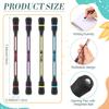 2pcs Decompression Rotary Pen for Adults and Children Anti-slip Manual Rotary Pen Compression Toys Can Write Creative Rotary Pen