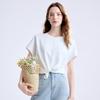 Betu Women's Lyocell Cotton Tie-Waist T-Shirt