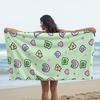 Lucky Charm Microfiber Beach Towel Quick Dry Sand Free Oversized Soft Absorbent Bath Towel for Swimming Pool Travel Gym