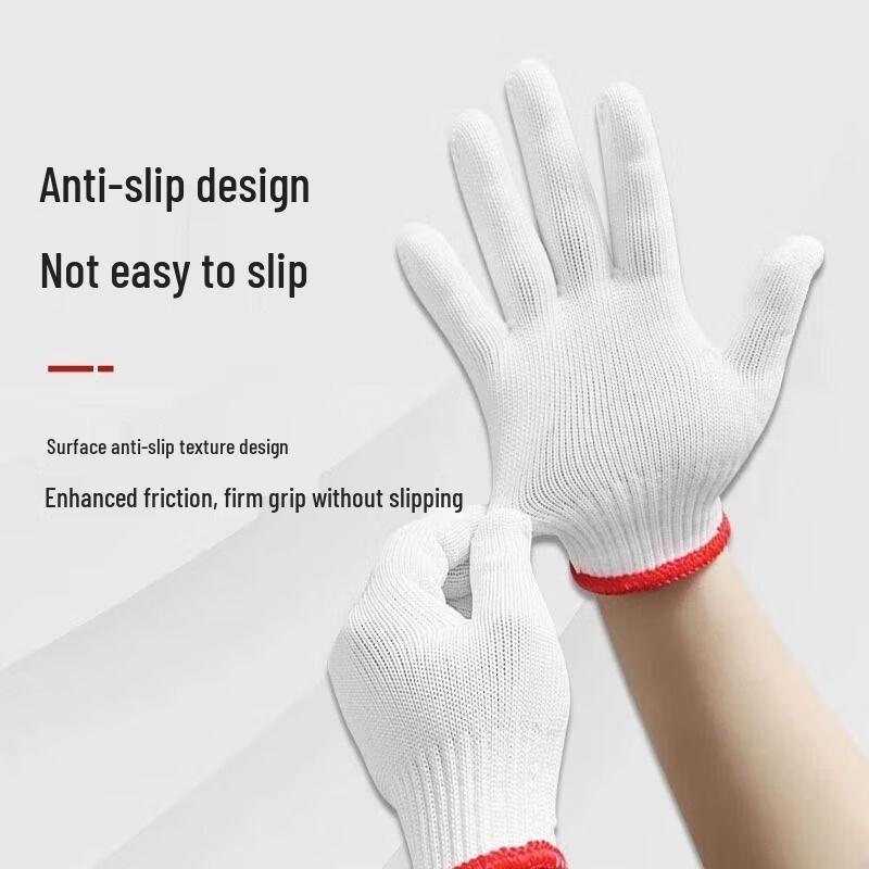 JingJingRS Lightweight Cotton Gardening Work Gloves