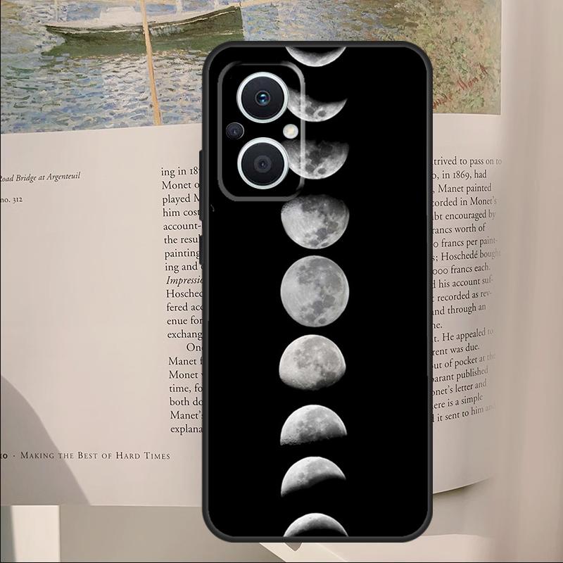 

Space Sky Moon Cover For OPPO Reno 14F 13F 12F 11F 10 11 12 14 Pro 7 8 Lite OPPO Find X9 X6 X5 X8 Pro Case OPPO Reno8 Pro