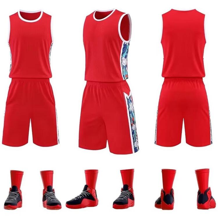Basketball Suit, Men S Jersey, Game Jersey, Women S Printed Training Suit, Sports Vest, Trendy Children S Clothes, Chinese Style 3XS