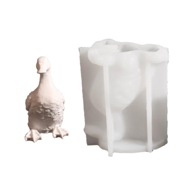 Flexible Silicone Mould Accessory for Creating Duck Candle Holders Decoration With Resin And Plaster Daily Use