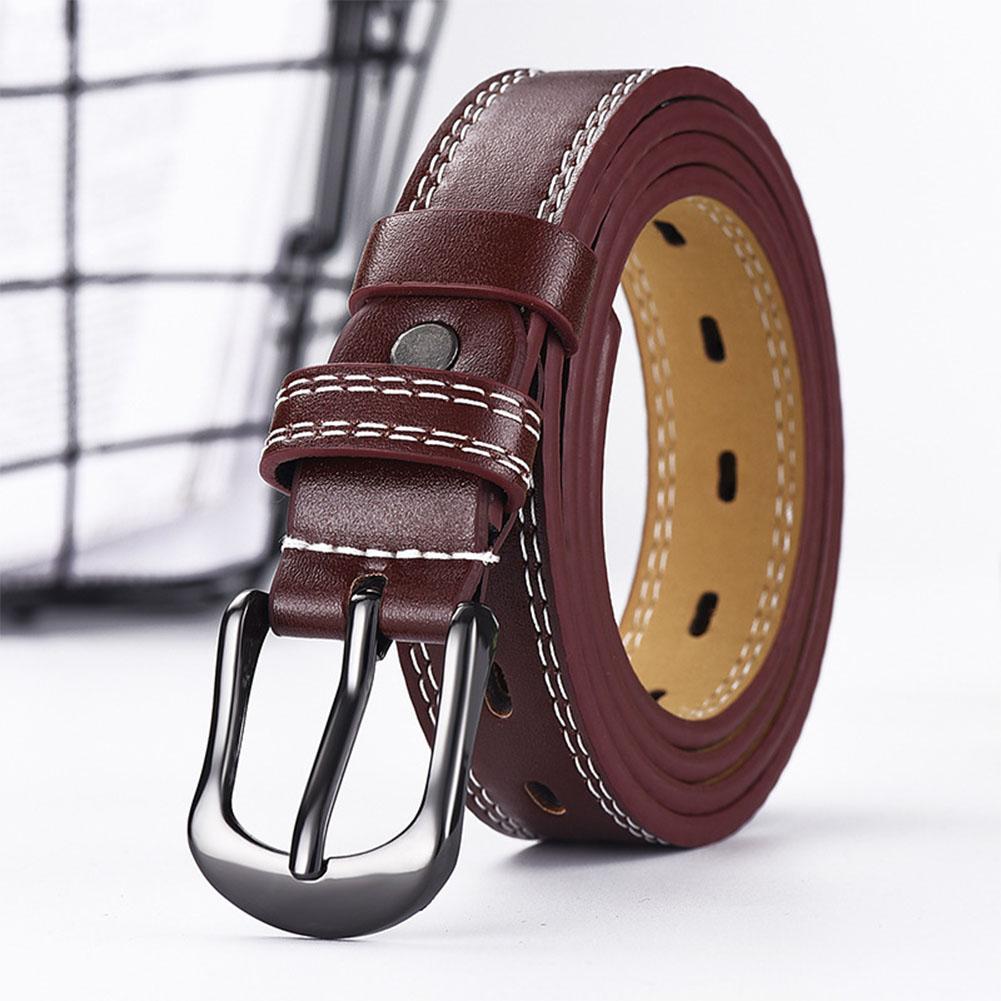 Woman Casual Hollowed-out Belt Retro Simple Lady Needle Buckle Belt