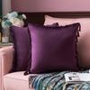 Nordic Style Solid Color Tassel Pillow Cover Short Plush Cushion Covers Bedroom Sofa Decorative Pillowcase Bohemian Style Gift Cushion Covers