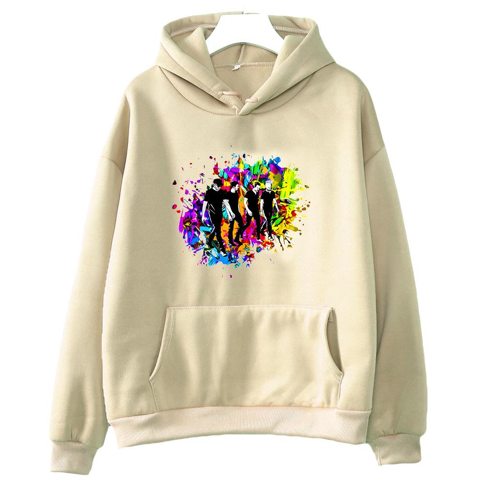 Mikiny Coldplay Band Tour s grafickým potiskem Hip Hop Pohodlná mikina s dlouhým rukávem Gotické oblečení Sudaderas Grunge Mikina