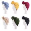 Afrikanisches Stretch-Knoten-Gele-Haarwickel-Turban-Stirnband für Frauen zum Ausgehen Dehnbarer Turban für Damen