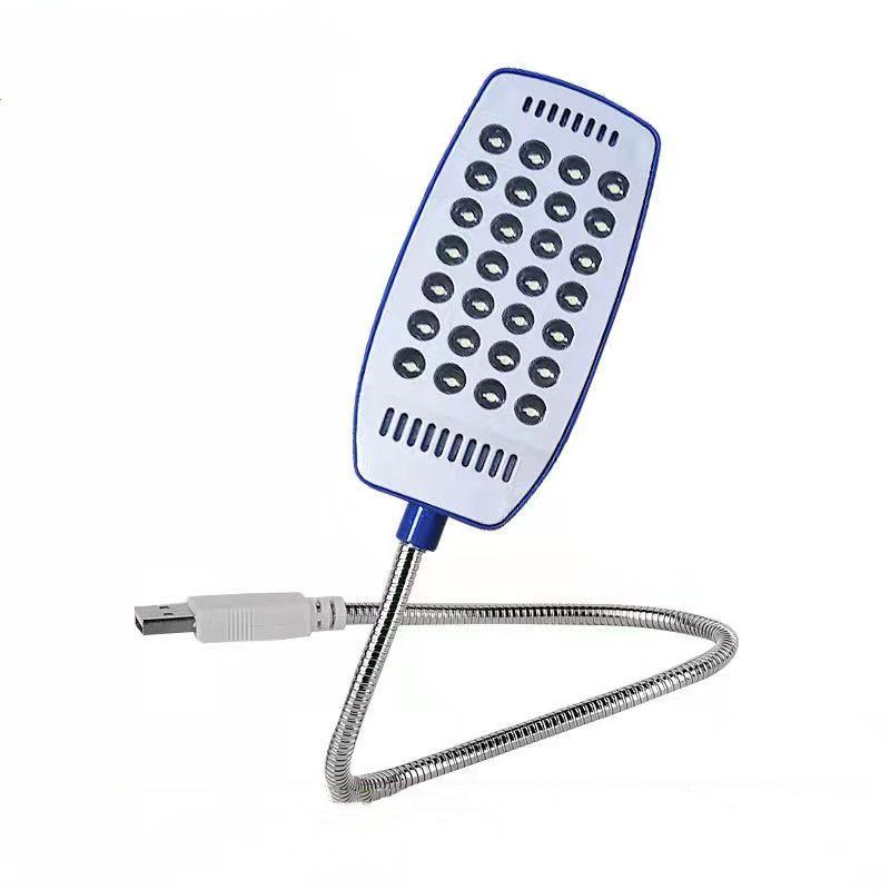 28LEDs Reading Lamp LED USB Book Light Ultra Bright Flexible 4 Colors for Laptop Notebook PC Computer 1Pcs