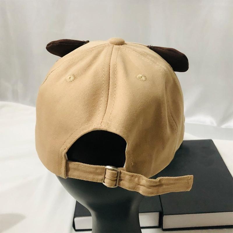 Lovely Snotty Dog Baseball Hat Long Brim Baseball Caps Outdoor Sunproof Headpiece