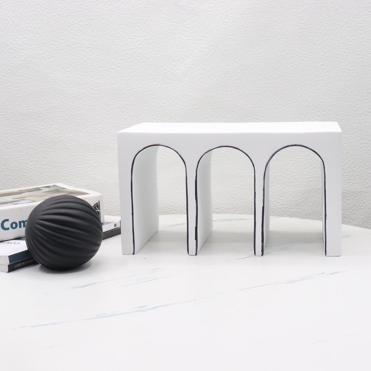 

Geometric Arch Ornament for Exhibition Halls, Model Rooms, Hotel Receptions, Desks, and Bookshelf Displays