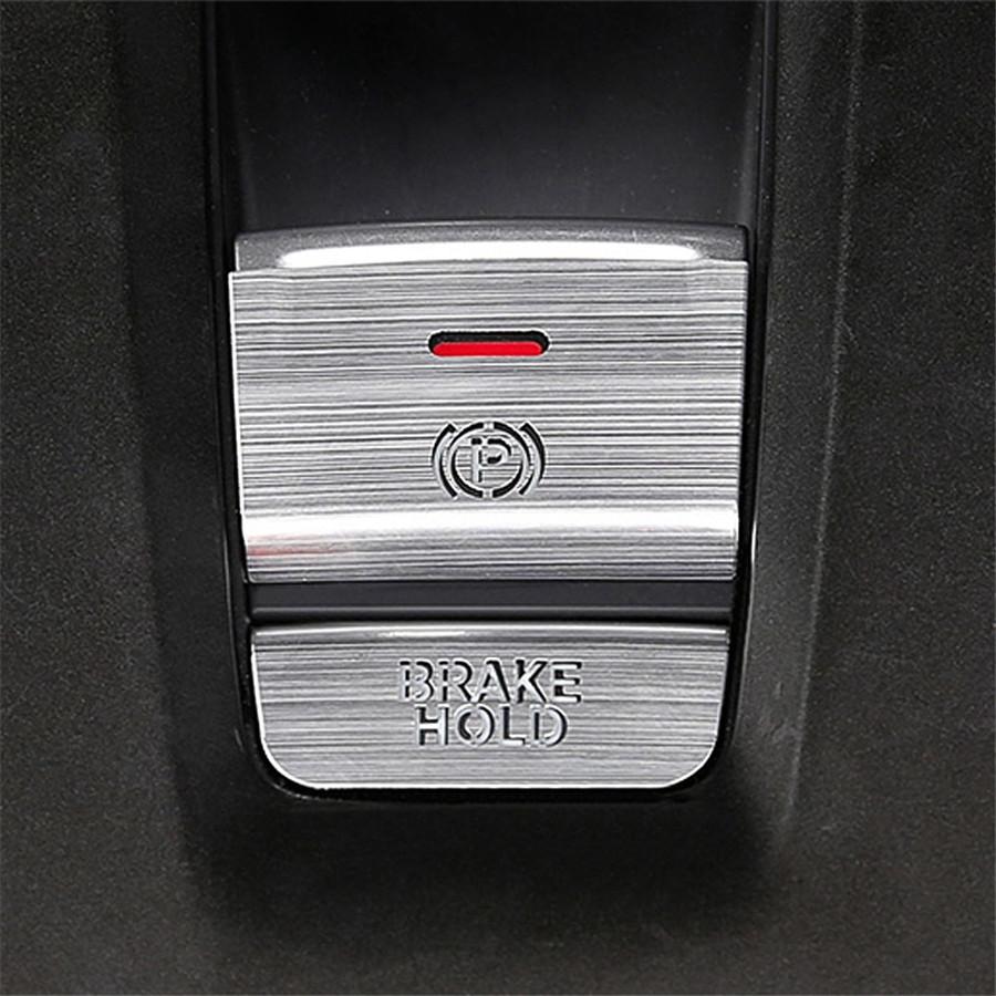 2Pcs Aluminum P Gear BRAKE HOLD Button Cover Trim For Honda Accord 2018-2019 Red