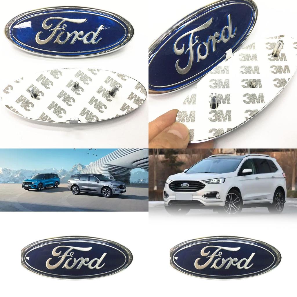 Ford Car Badge Emblem Sticker With Abs Material For Front And Rear Vehicle Decoration