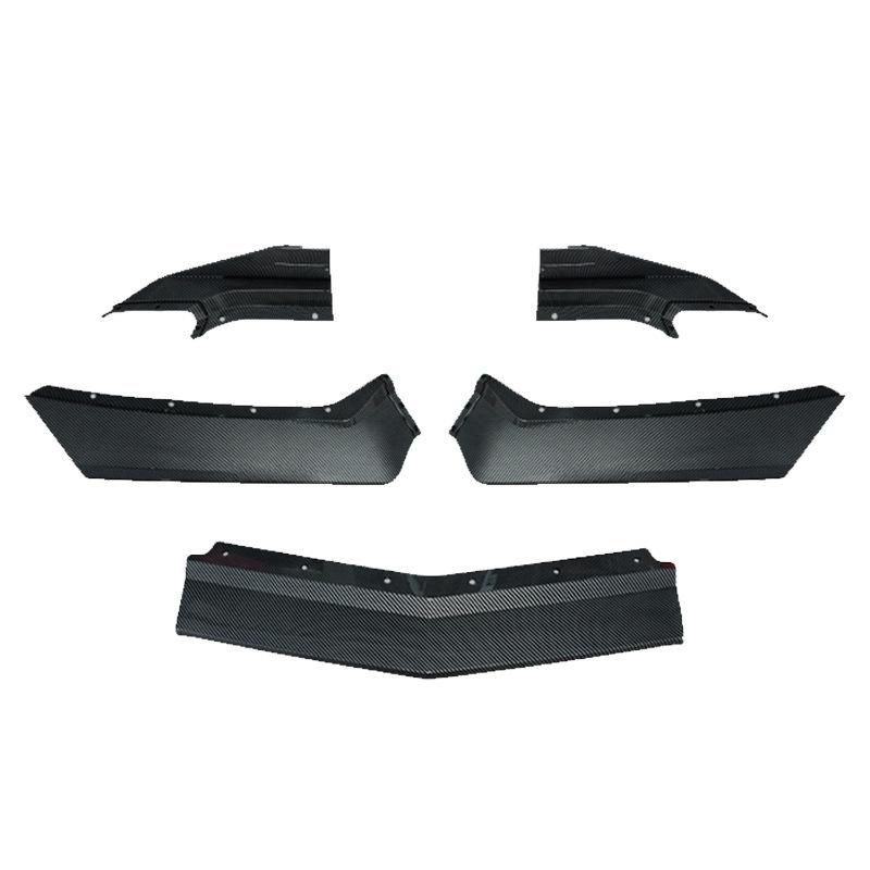 Fits Chevrolet Corvette C8 (2020-2024) Front Splitter: Five-Section Modified Lip Kit