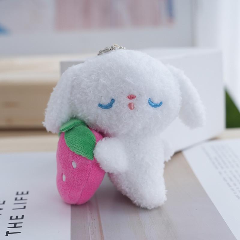 Adorable Plush Teddy Bear Keychain Soft Stuffed Animal Doll For Bags And Gifts