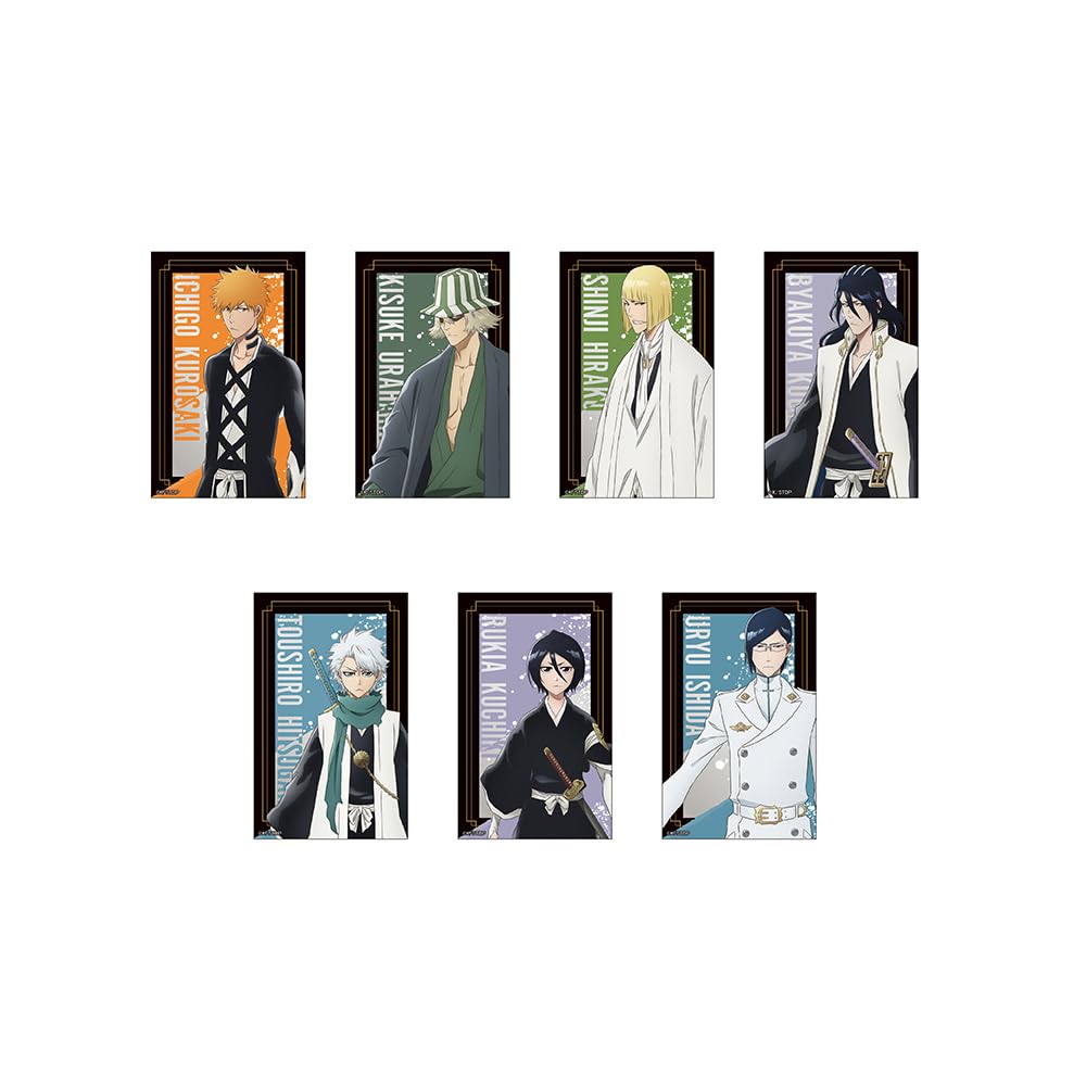 ТВ-аниме «BLEACH»: Арка «Тысячелетняя Кровавая Война» Металлическая Коллекция Маленьких Карт Коробка из 7 Штук