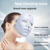 Wiederaufladbare Aufhellungsmaske Siebenfarbiges Farblichtspektrometer Photonenverjüngungsmaskeninstrument Haushalt LED-Maske Schönheitsinstrument