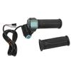 2PCS Electric Bicycle Throttle Grip Speed Control Throttle Handle with Green Digital Display