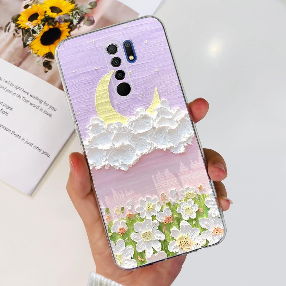 For Xiaomi Redmi 9 2020 Case Cute Cartoon Cover Soft Silicone Phone Case For Xiaomi Redmi 9 Redmi9 ShockProof Bumper 6.53"